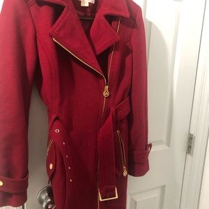 Wool blend coat from Michael Kors brand new condition, worn once! Size PXS